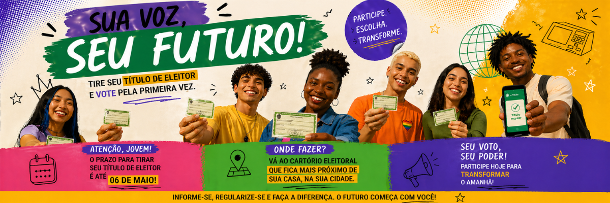 Hoje é o último dia para tirar ou regularizar o seu Título de Eleitor (06/05/26)